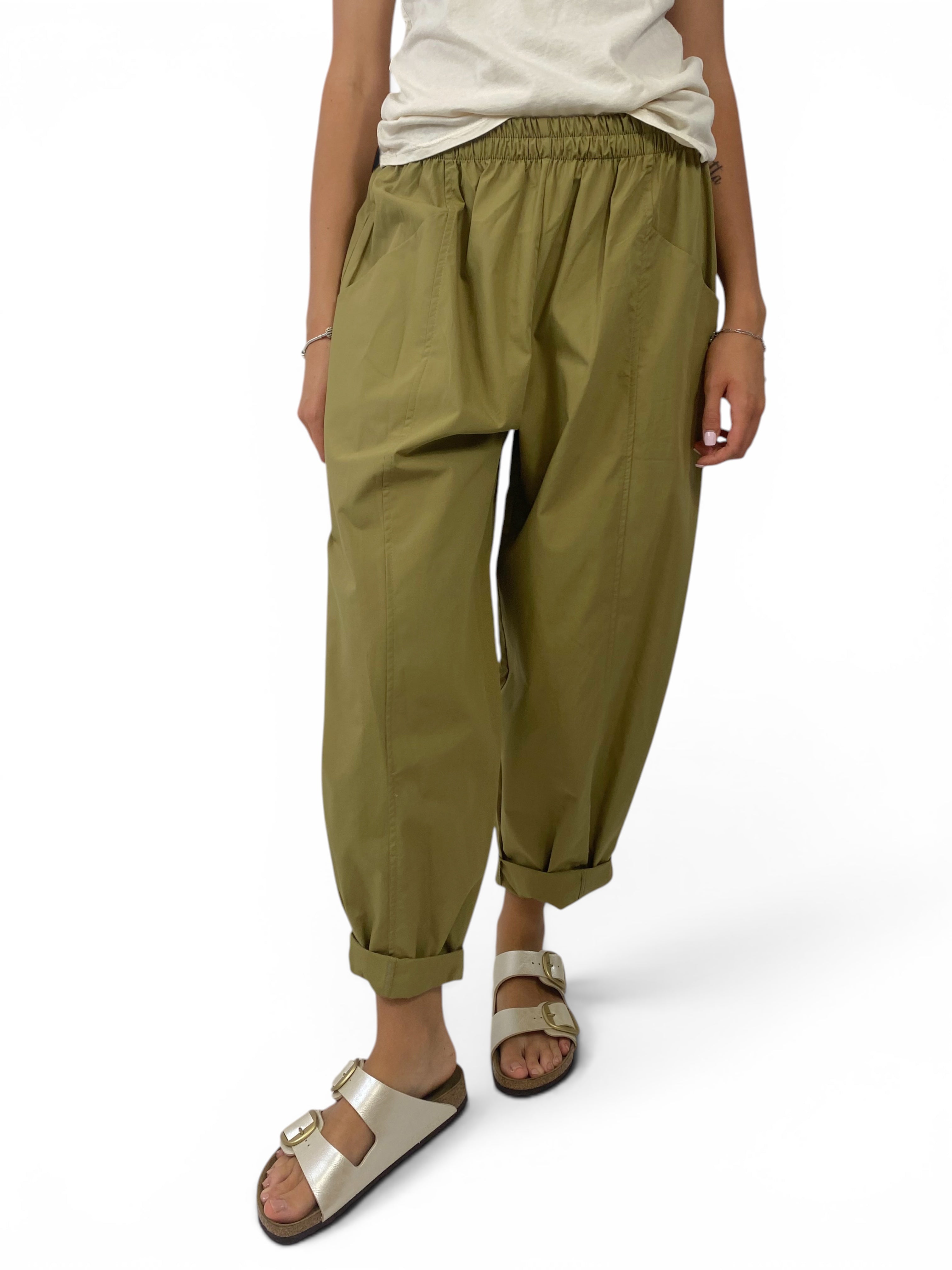 CECILE PANTALONI OLIO CHIARO