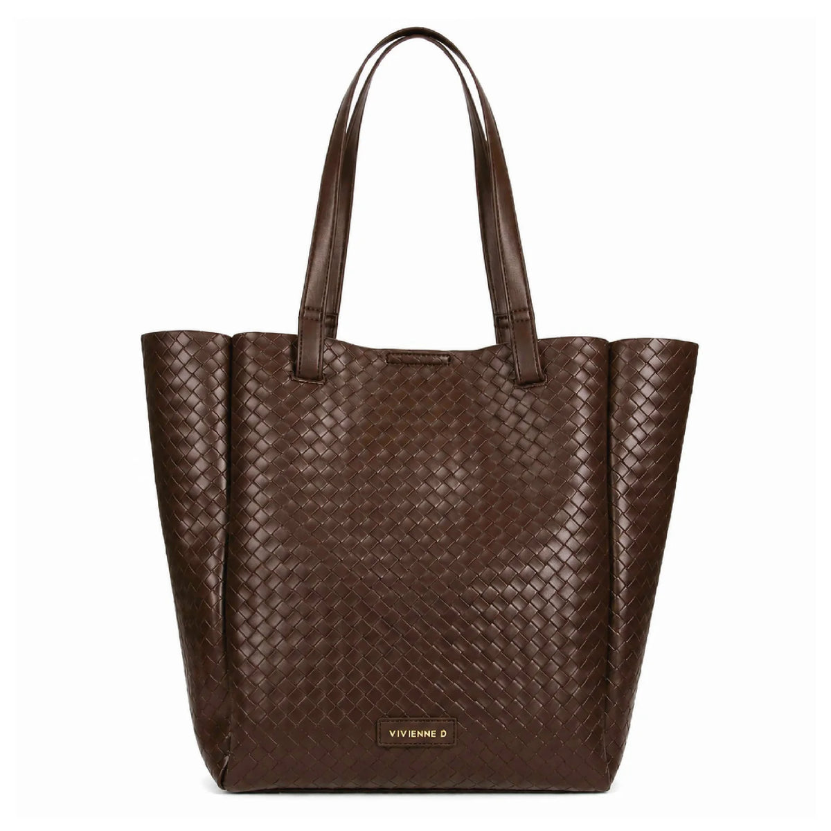 VIVIENNE D SHOPPER DAFNE TWIST MARRONE