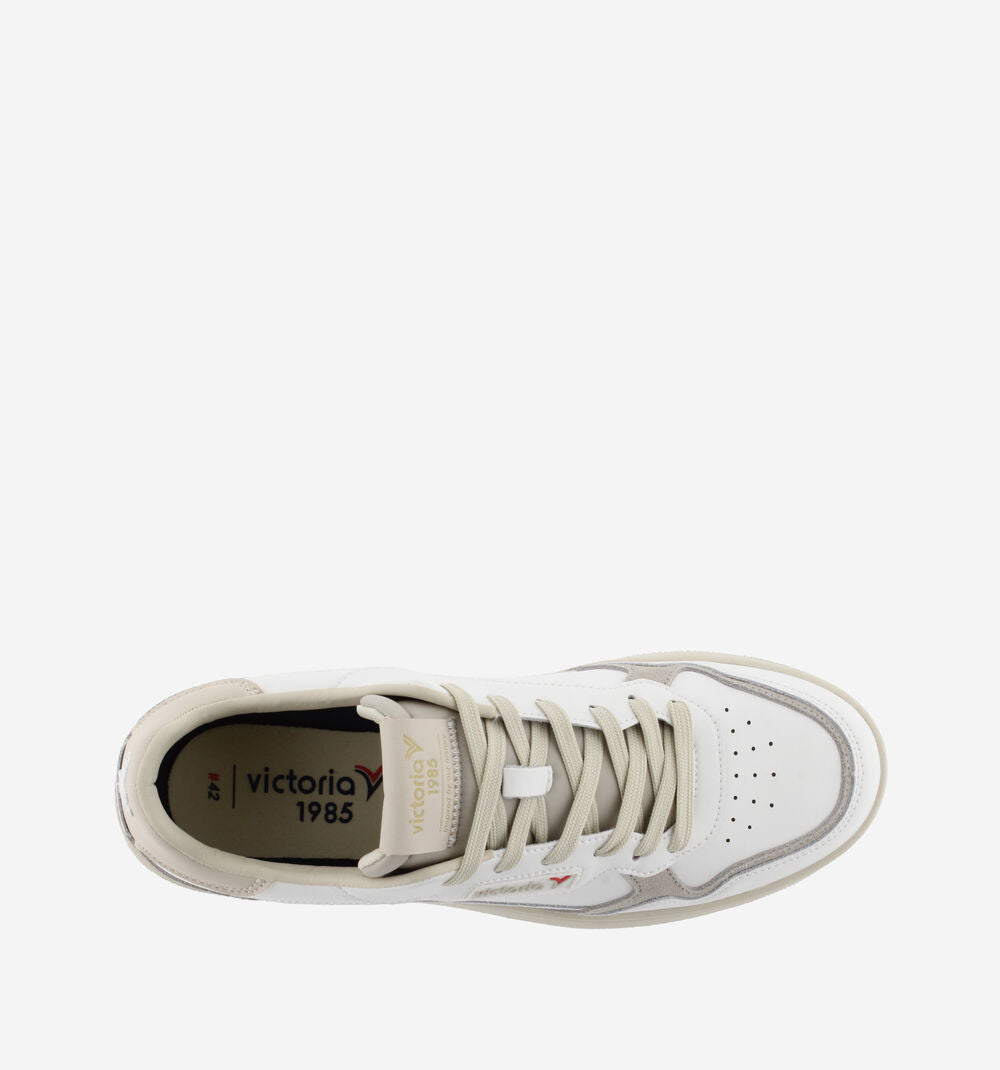VICTORIA SNEAKERS UOMO CLASSIC LEATHER GRIGIO