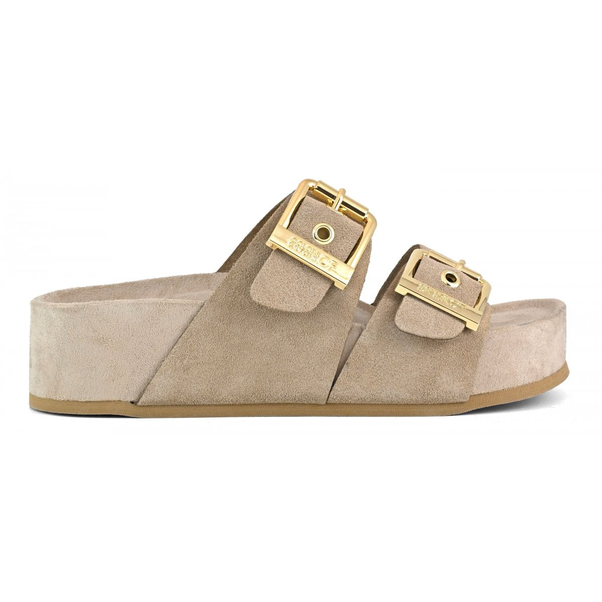 COLORS OF CALIFORNIA PLATFORM SUEDE MUD