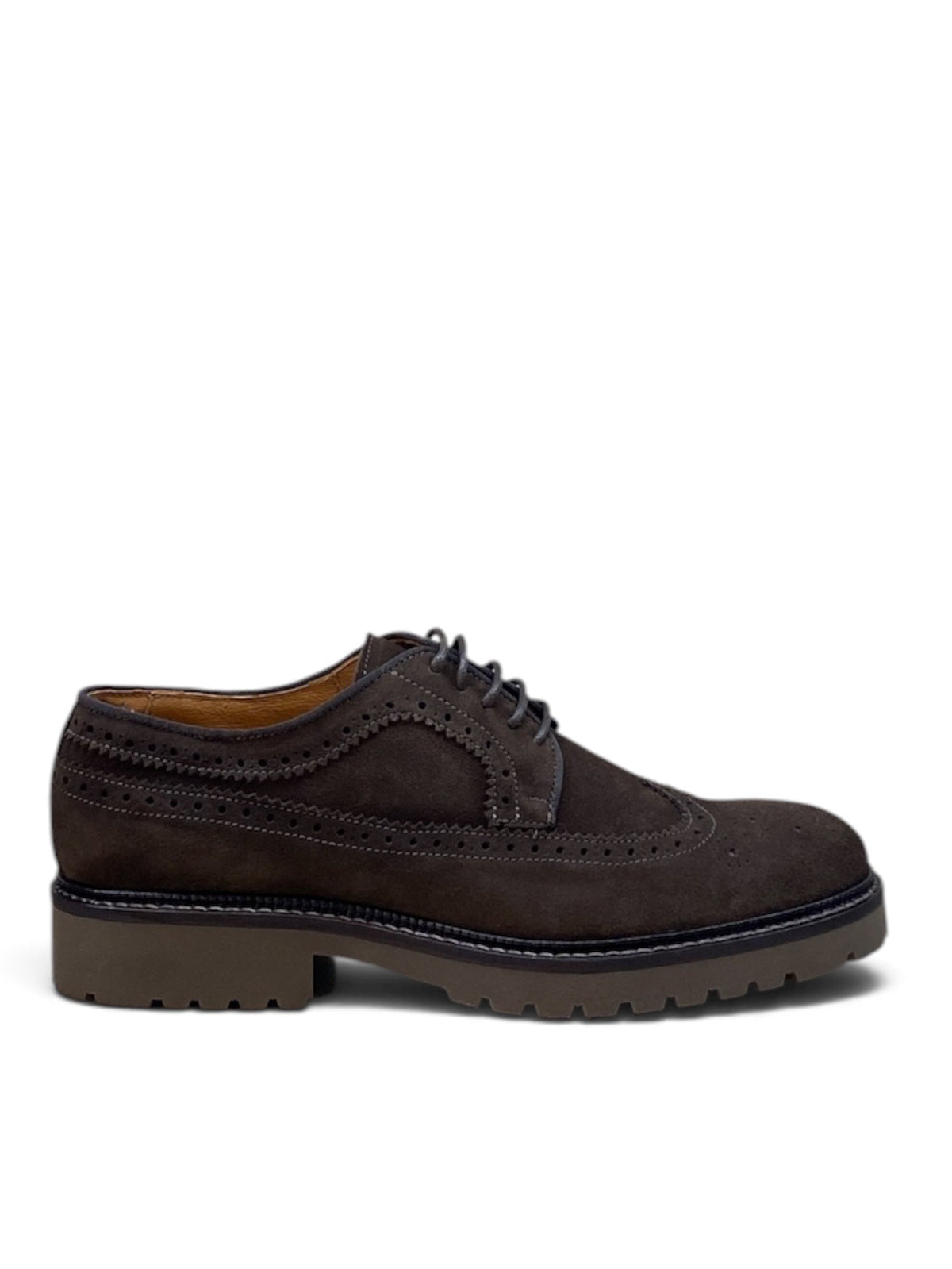 EXTON MOCASSINO DERBY IN CAMOSCIO TERRA