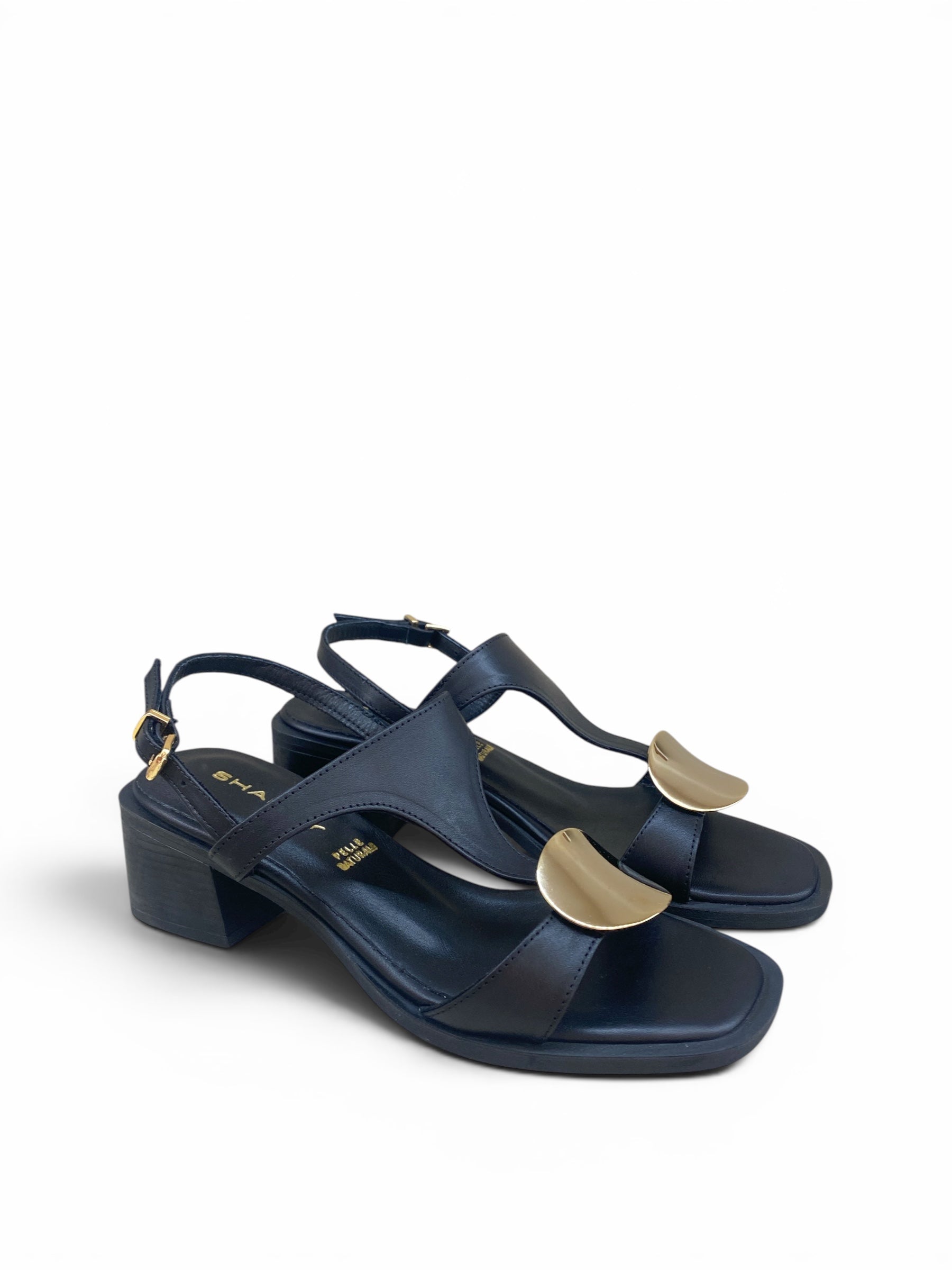 SHADDY SANDALO ACCESSORIO ORO NERO