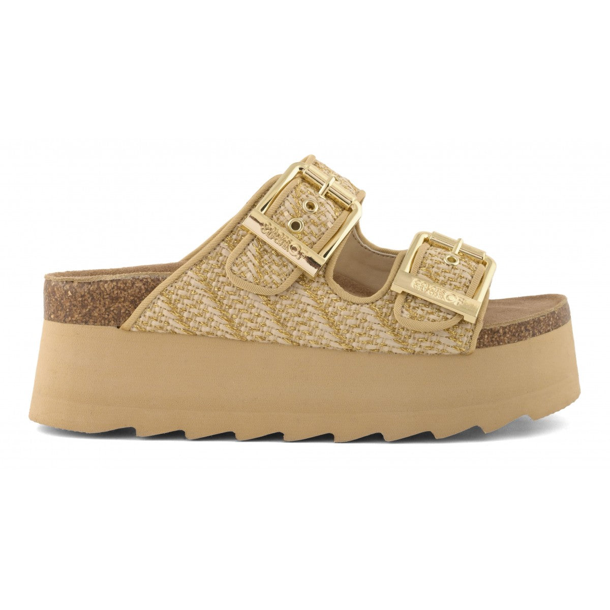 COLORS OF CALIFORNIA IRVI PLATFORM RAFIA METALLIZZATA