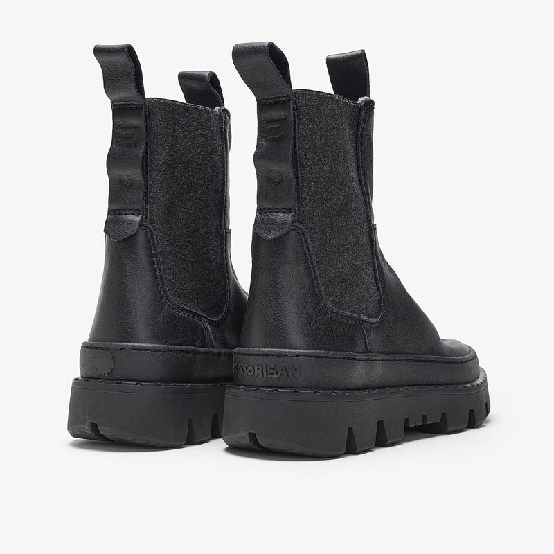 SATORISAN STIVALETTO BEATLES UNALOME ELASTICI BLACK