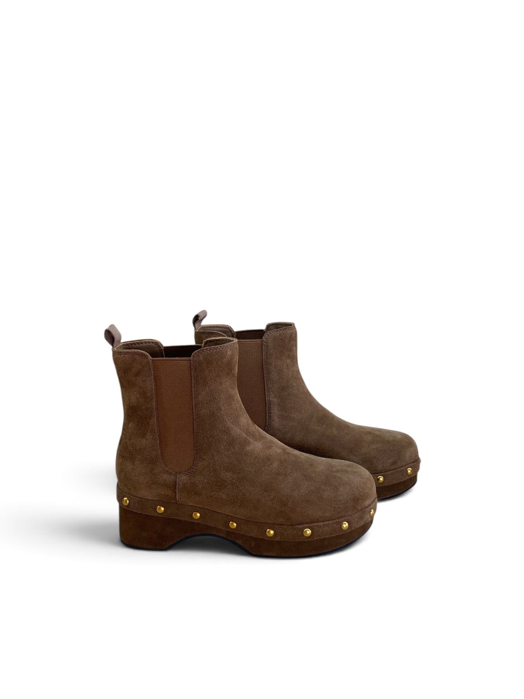 MISS OLIVIA STIVALETTO ELASTICO SUEDE E BORCHIE