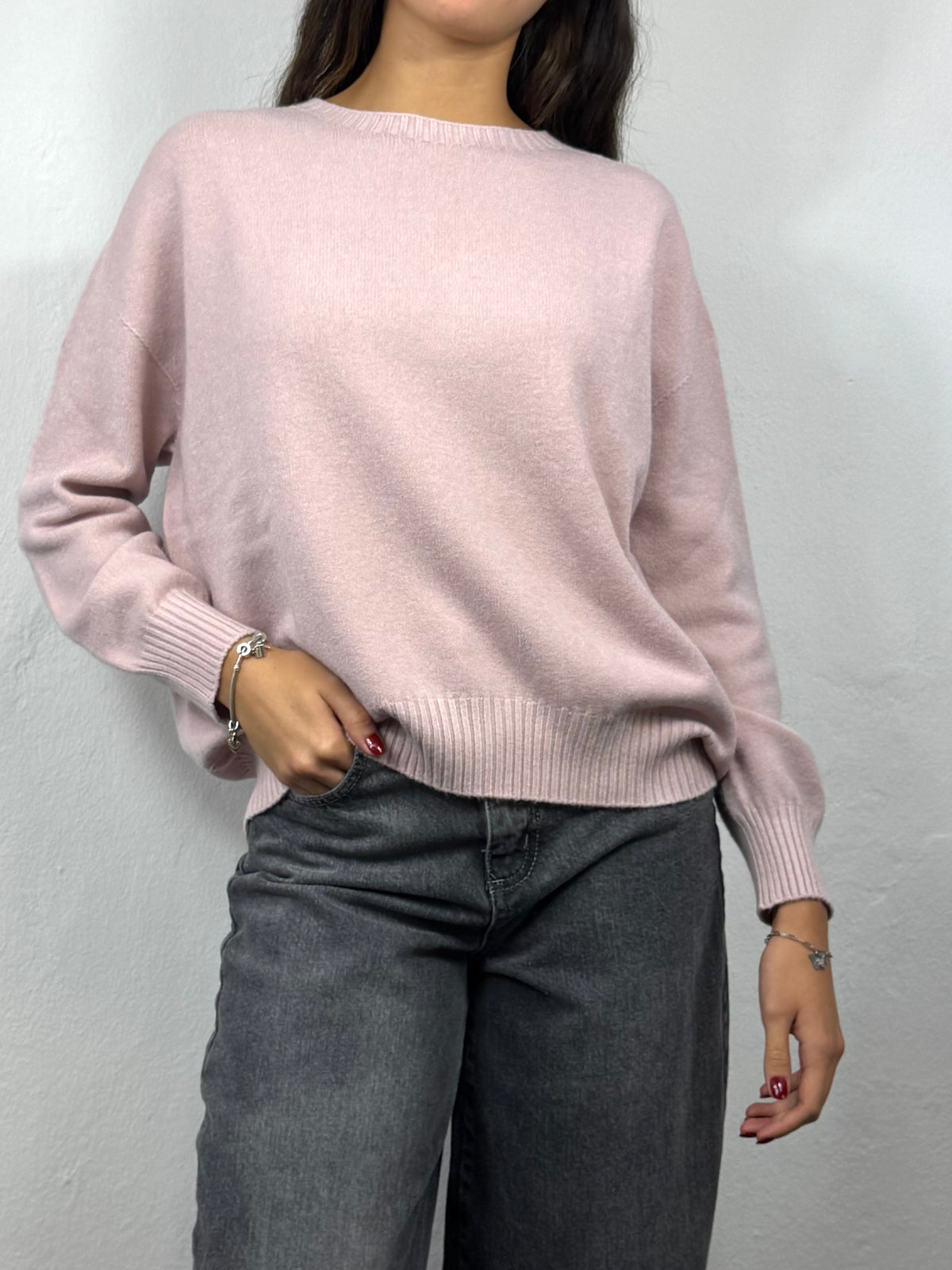SUSY MIX MAGLIONCINO PARICOLLO ROSA