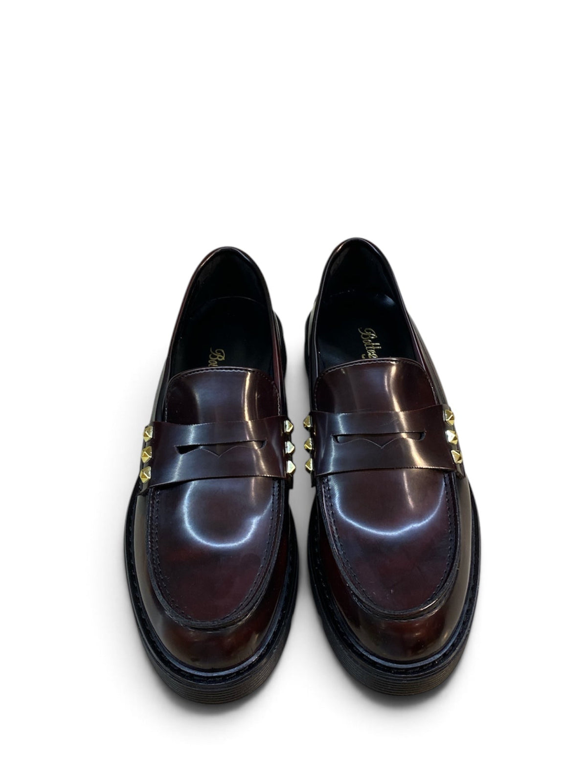 BOTTEGA LOTTI MOCASSINI ASTRY BORCHIE BORDEAUX