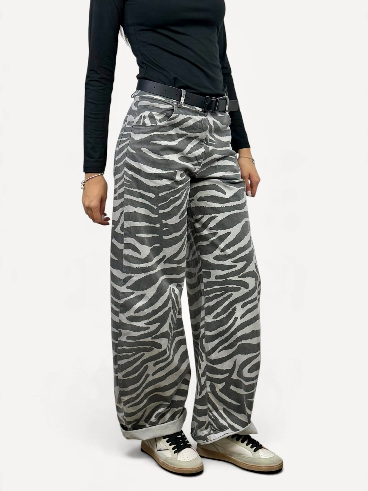 SUSY MIX PANTALONE ZEBRATO