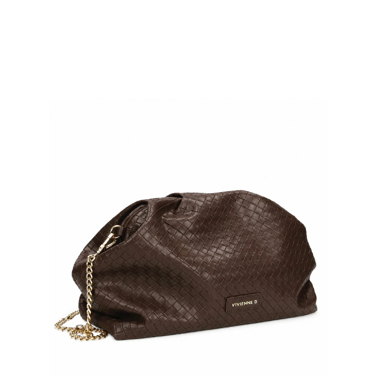 VIVIENNE D MAXI POCHETTE ZOE TWIST MARRONE