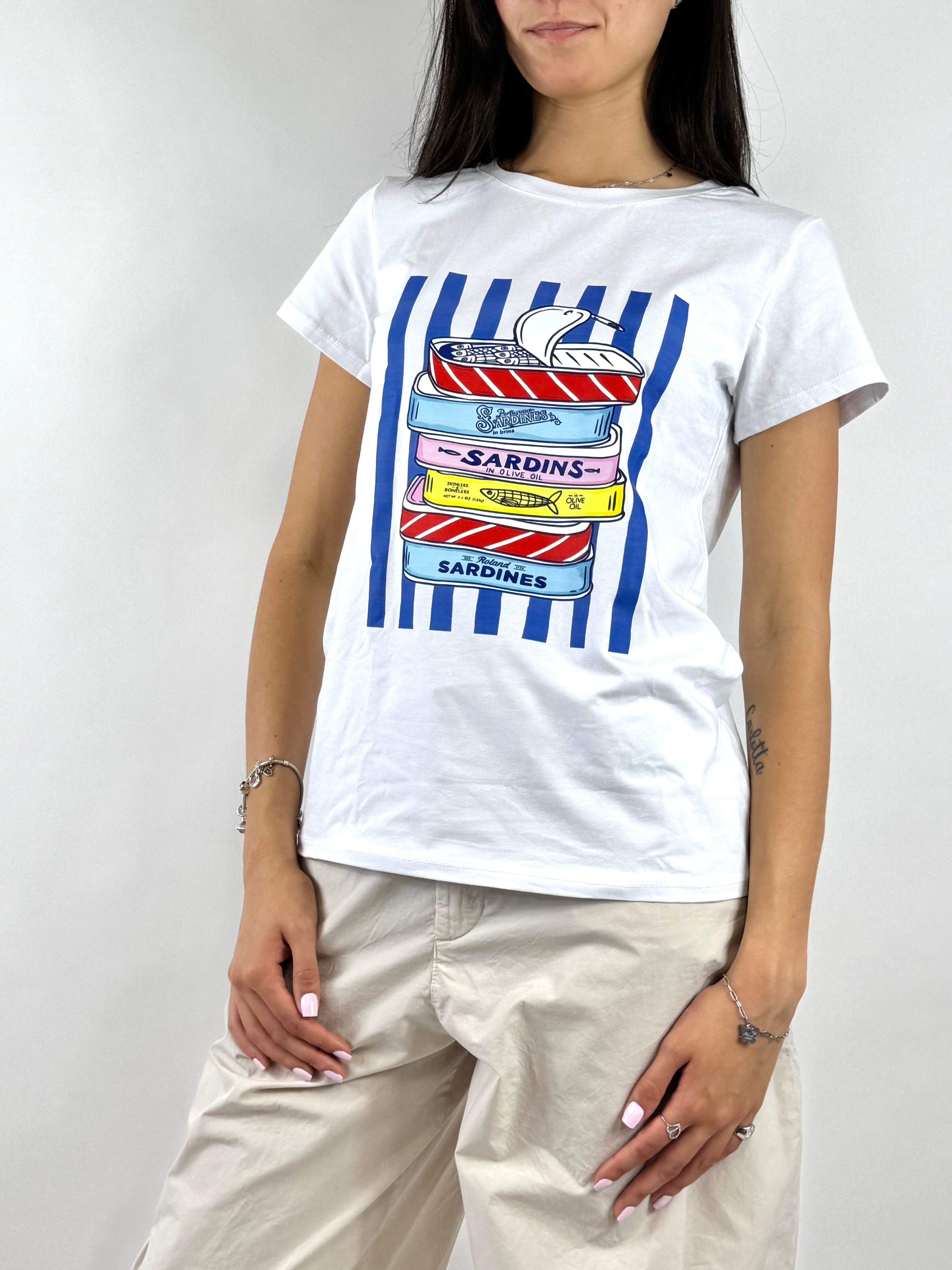 CECILE T-SHIRT SARDINS