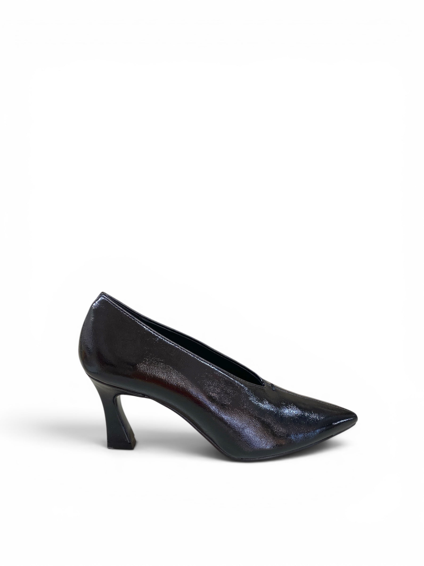 BOTTEGA LOTTI DÉCOLLETÉ ACCOLLATA NERO