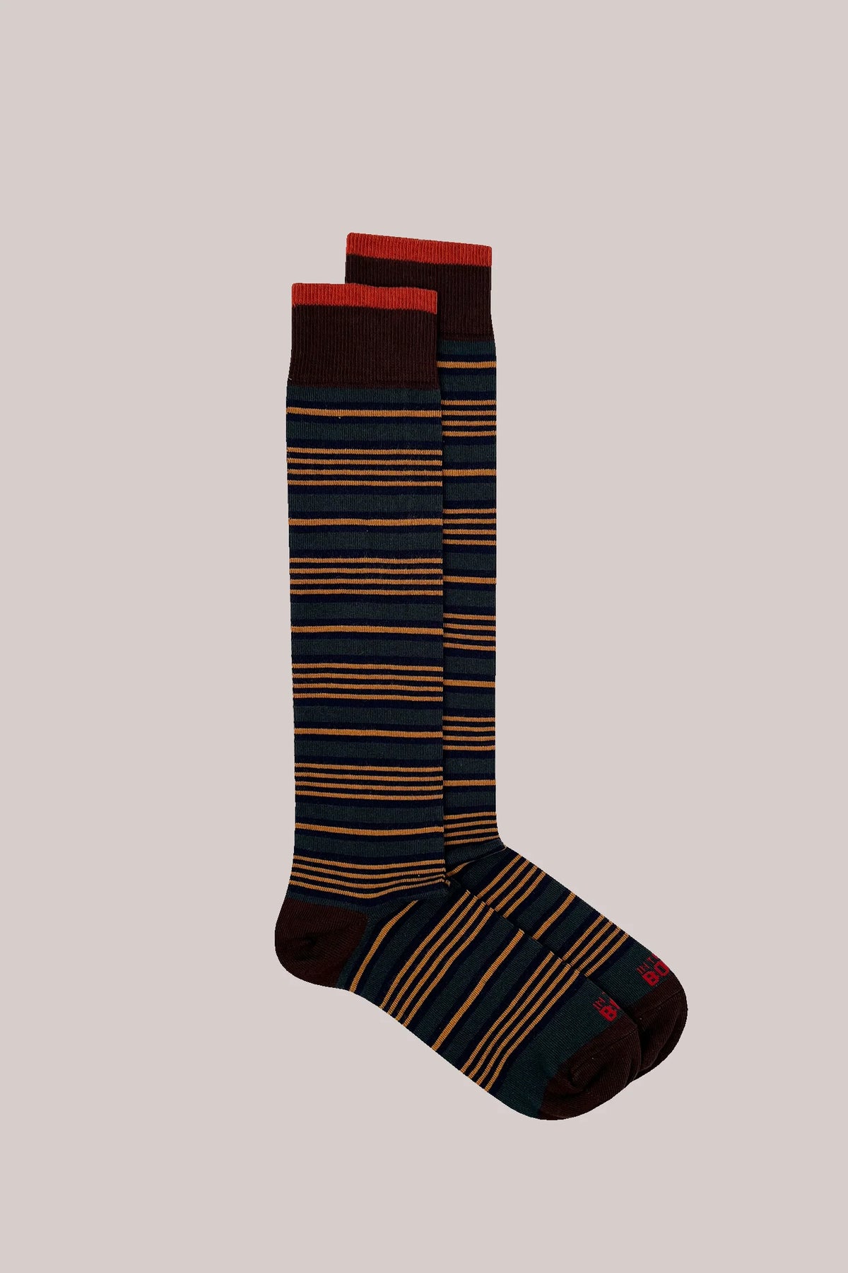 IN THE BOX CALZE JAPAN STRIPES VERDE MILITARE