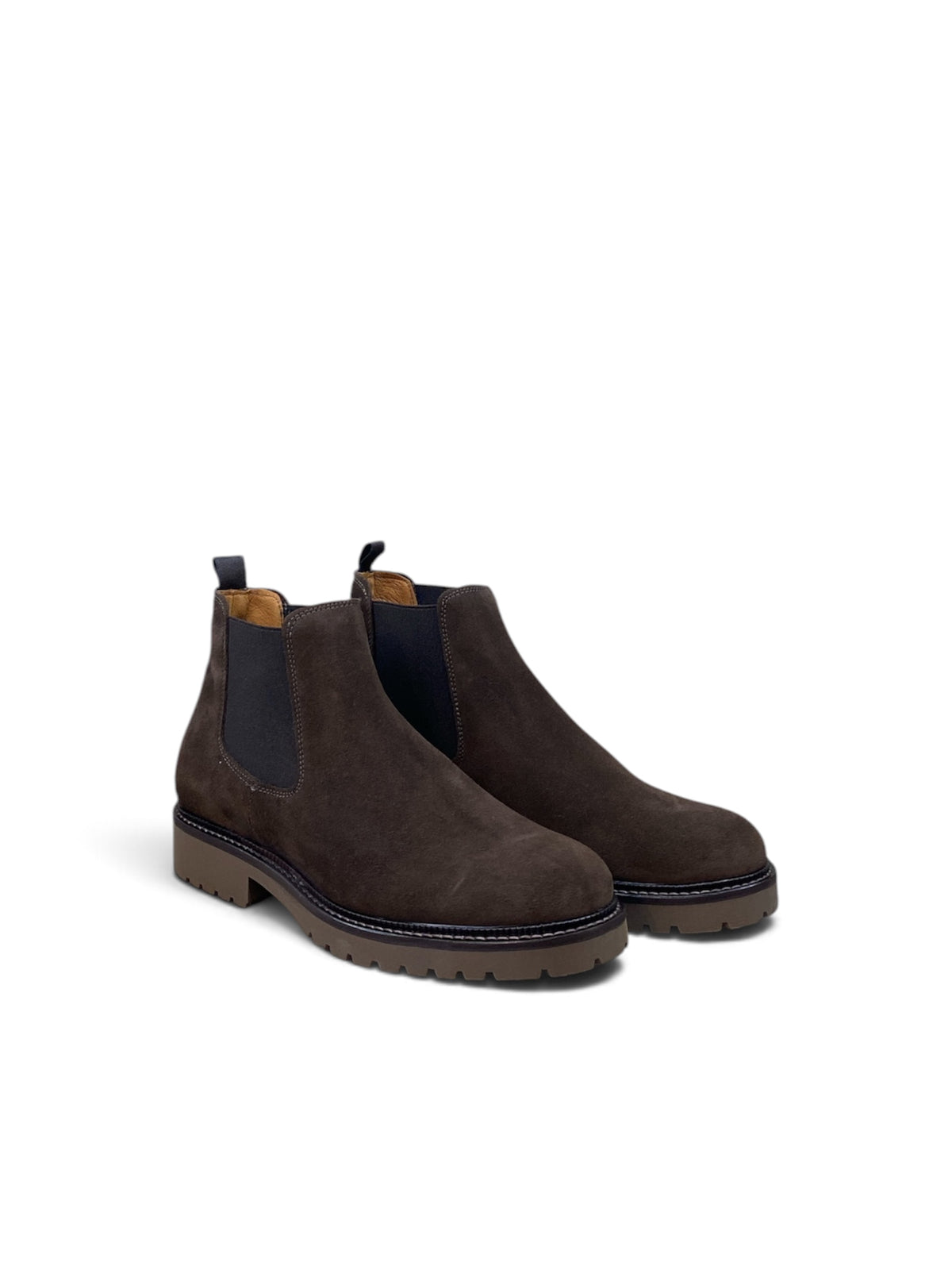 EXTON STIVALETTO BEATLES IN CAMOSCIO TERRA