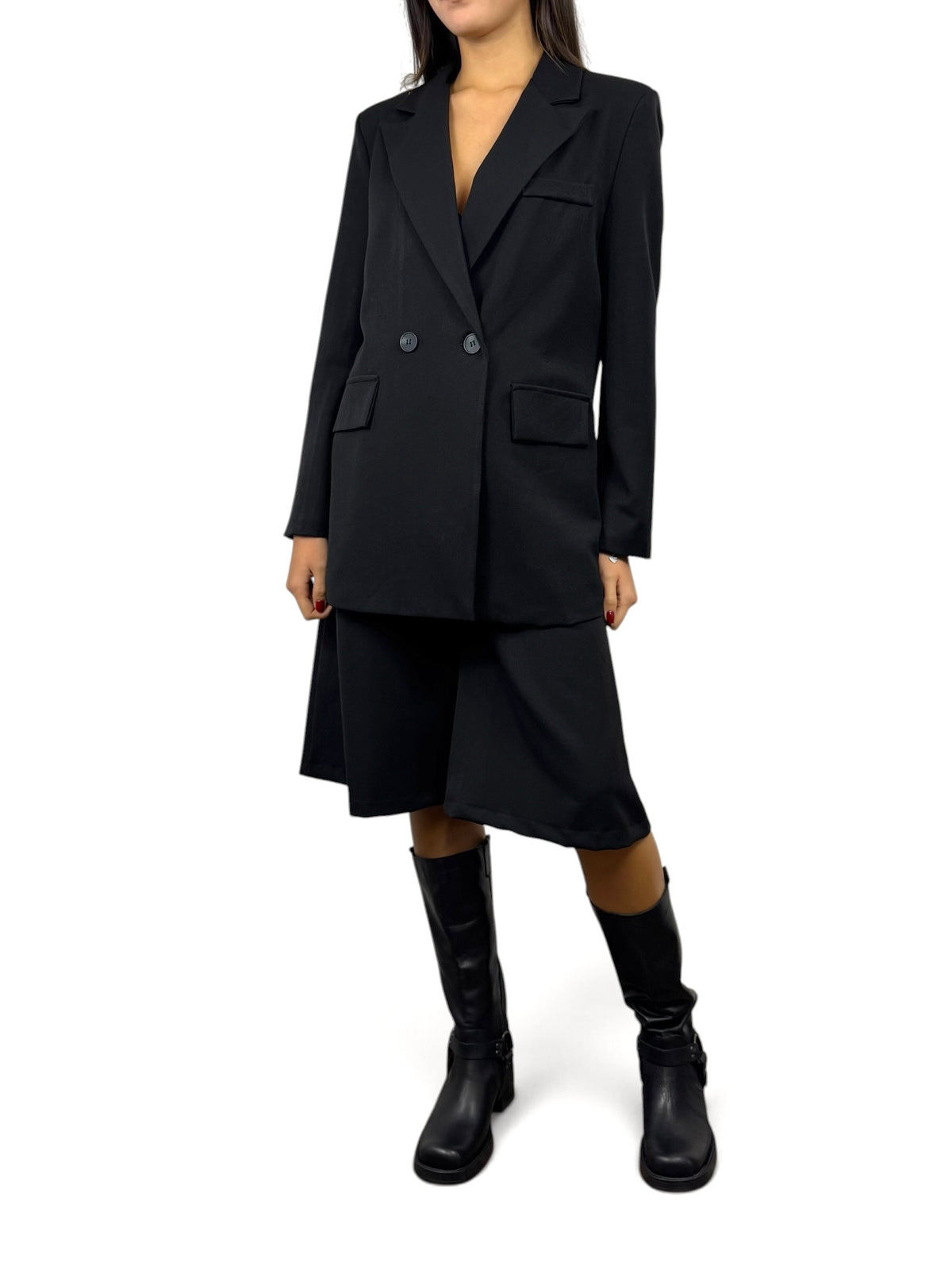 CECILE BLAZER DOPPIO PETTO NERO