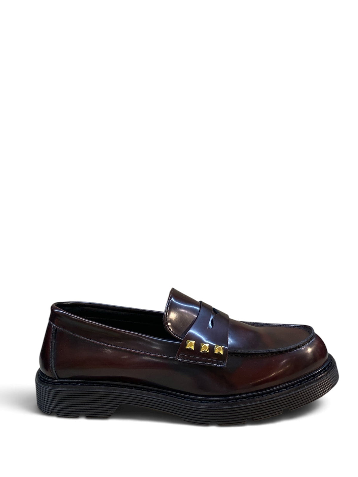 BOTTEGA LOTTI MOCASSINI ASTRY BORCHIE BORDEAUX