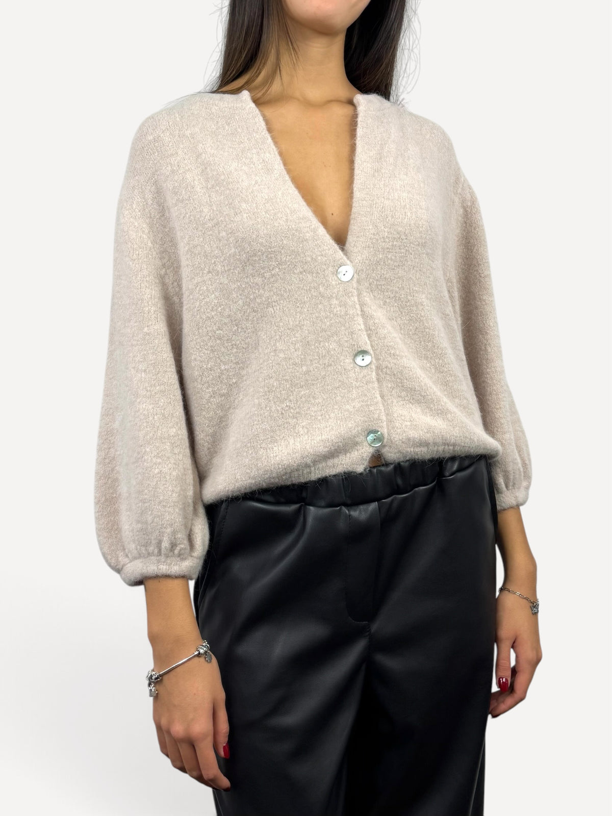 CECILE MAGLIA CARDIGAN BEIGE