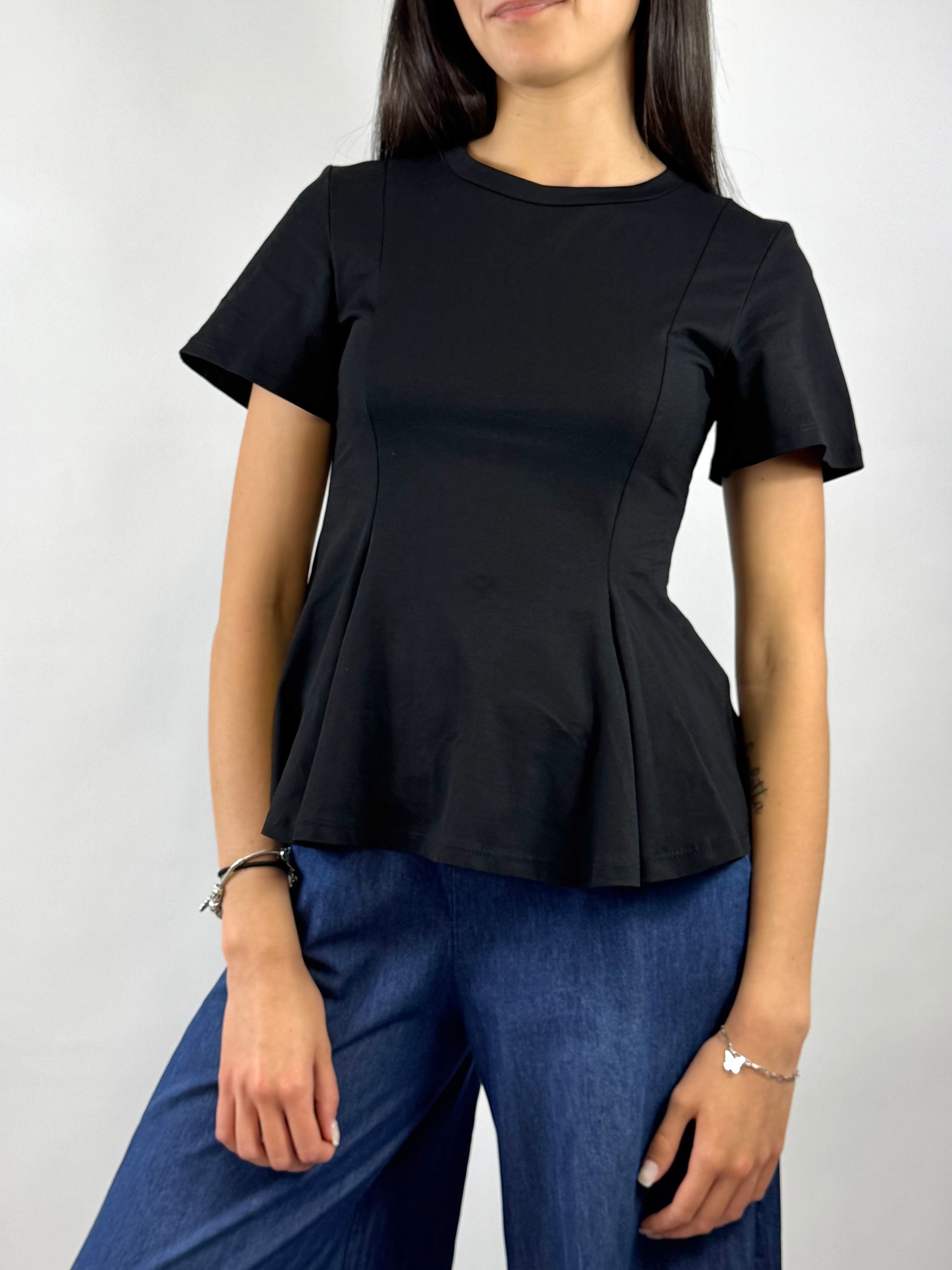 SUSY MIX T-SHIRT SPICCHI NERA