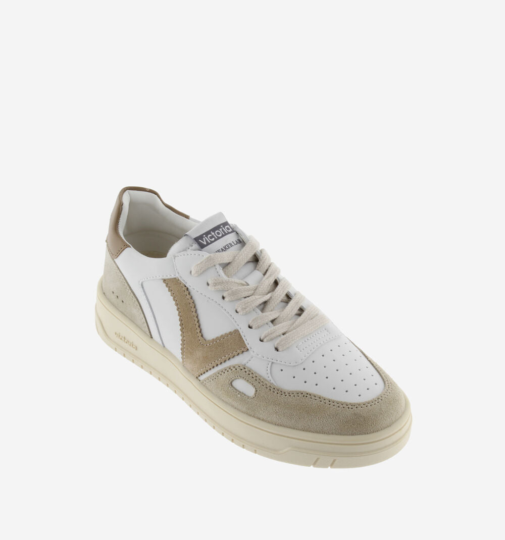 VICTORIA SNEAKERS SEUL BEIGE BIANCO