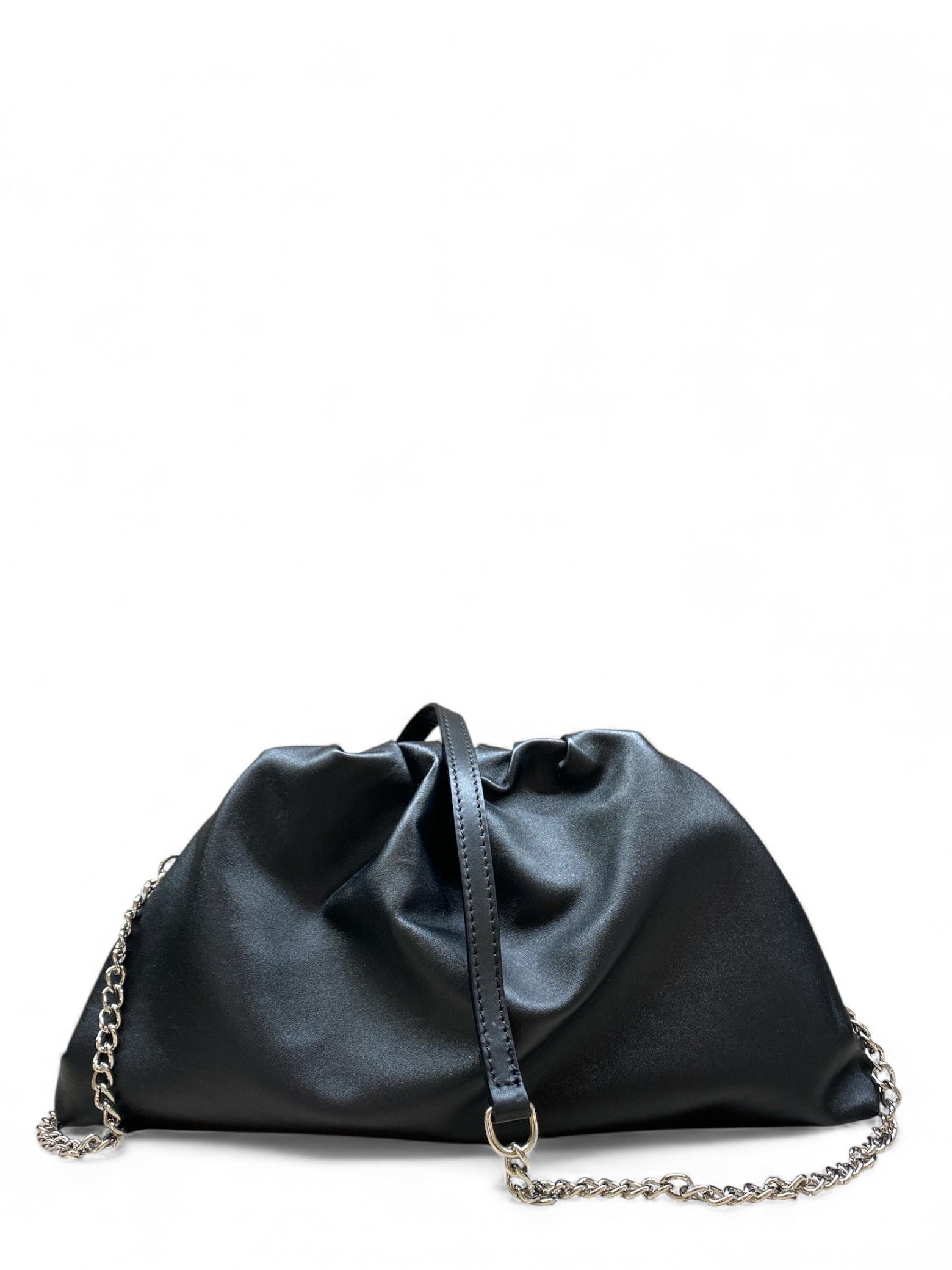 CECILE POCHETTE IN PELLE NERA