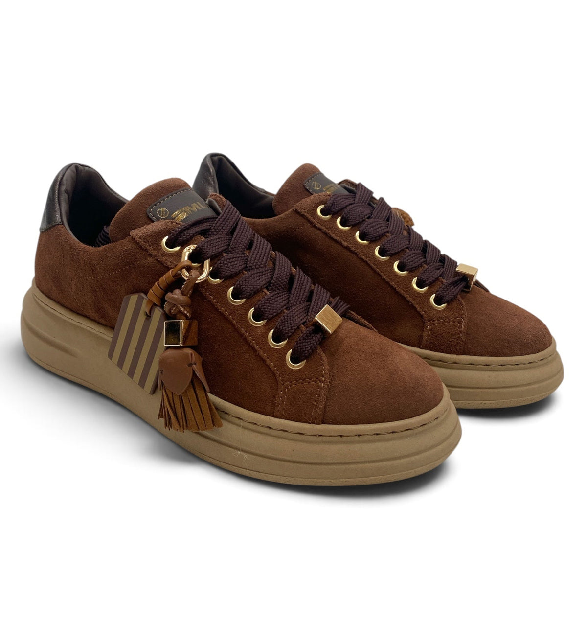 MÉLINÉ SNEAKERS DONNA SUEDE NOCCIOLA
