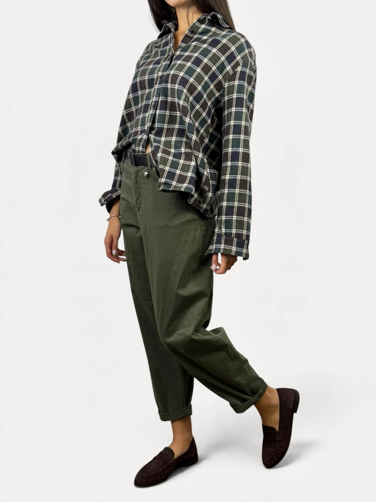 SUSY MIX PANTALONE CUORICINO MILITARE
