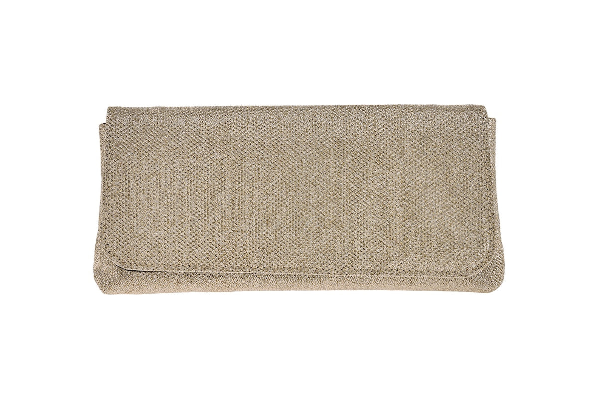 ANNA CECERE POCHETTE LUREX PLATINO