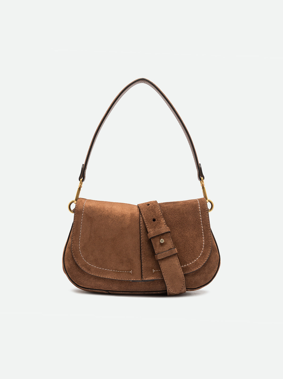 GIANNI CHIARINI BORSA A SPALLA HELENA ROUND COGNAC