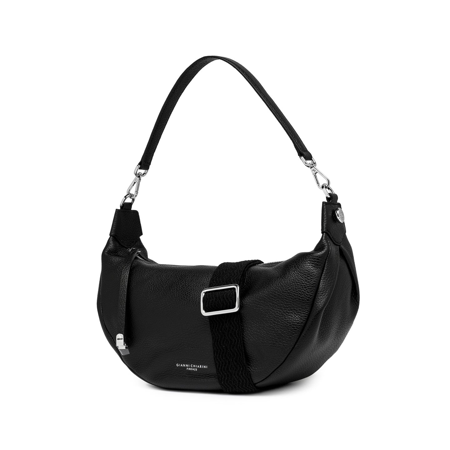 Gianni Chiarini Borsa a spalla in pelle aisha nero