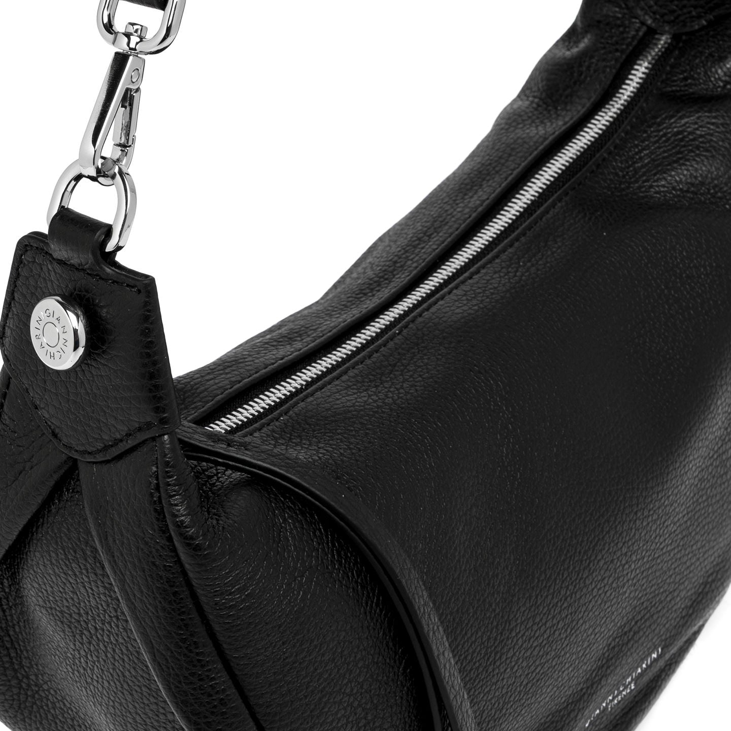 Gianni Chiarini Borsa a spalla in pelle aisha nero