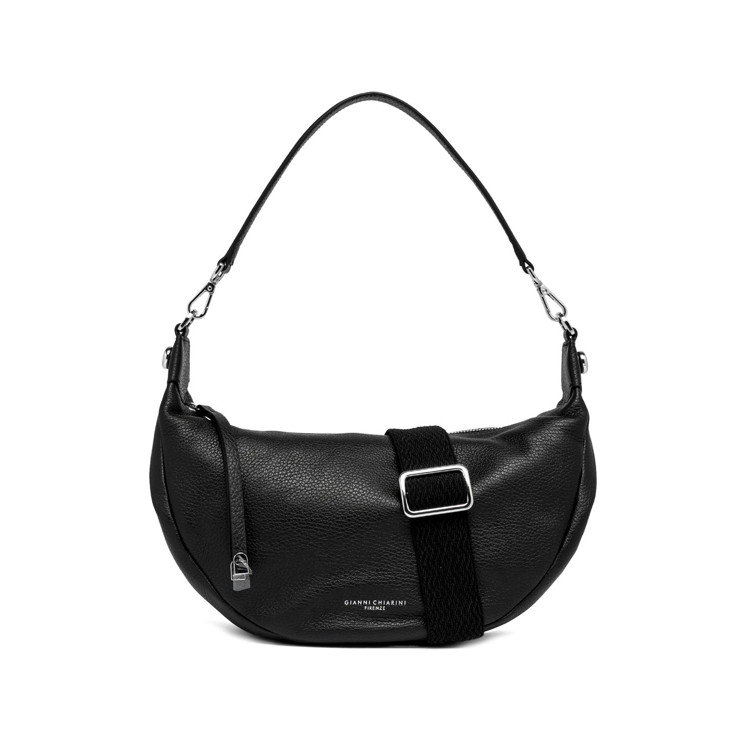 Gianni Chiarini Borsa a spalla in pelle aisha nero