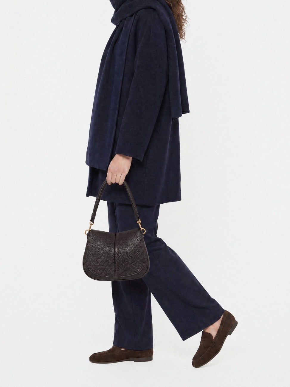 GIANNI CHIARINI BORSA A SPALLA HELENA ROUND ESPRESSO