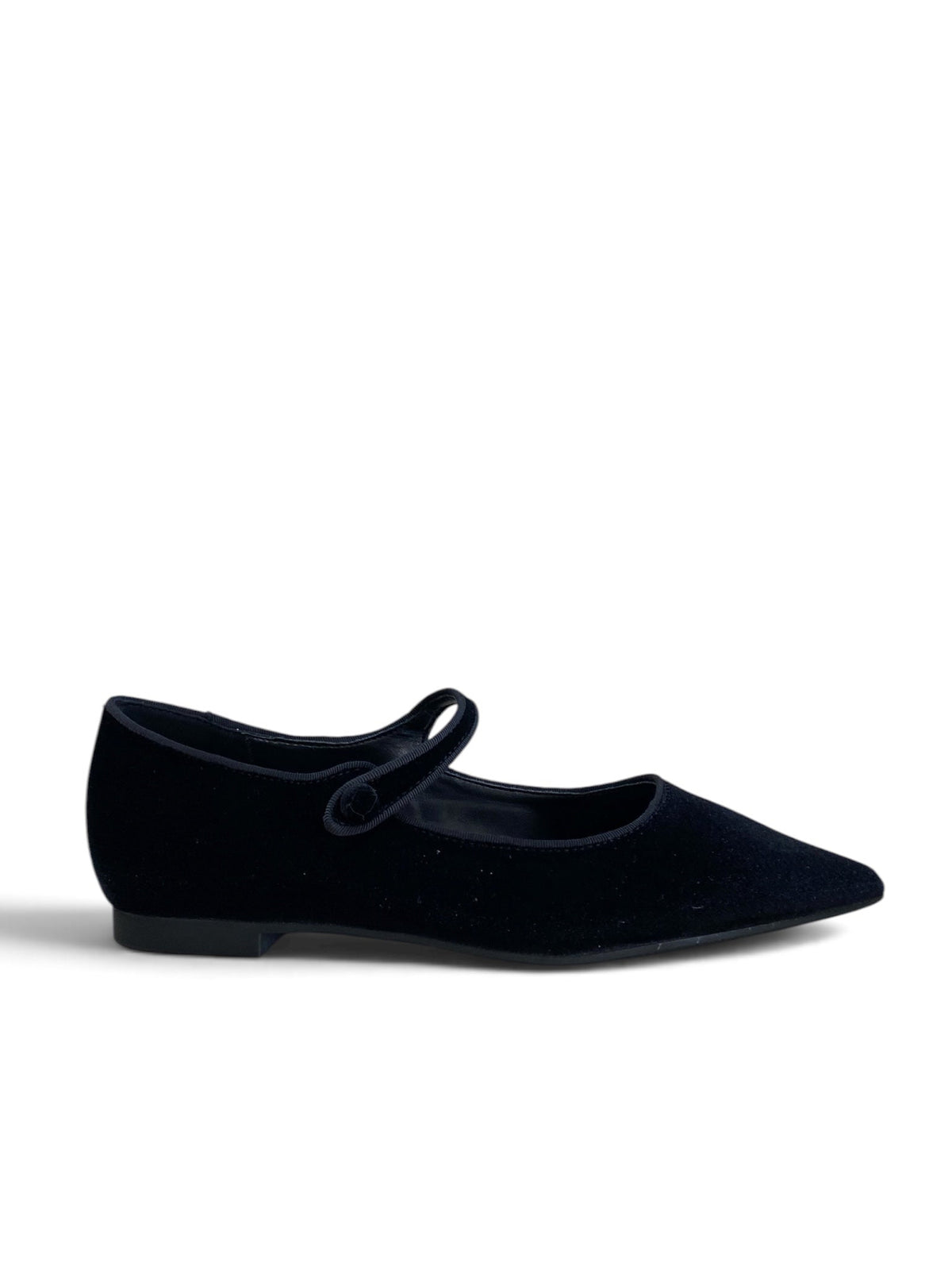 CRISTIN BALLERINA VELLUTO NERO