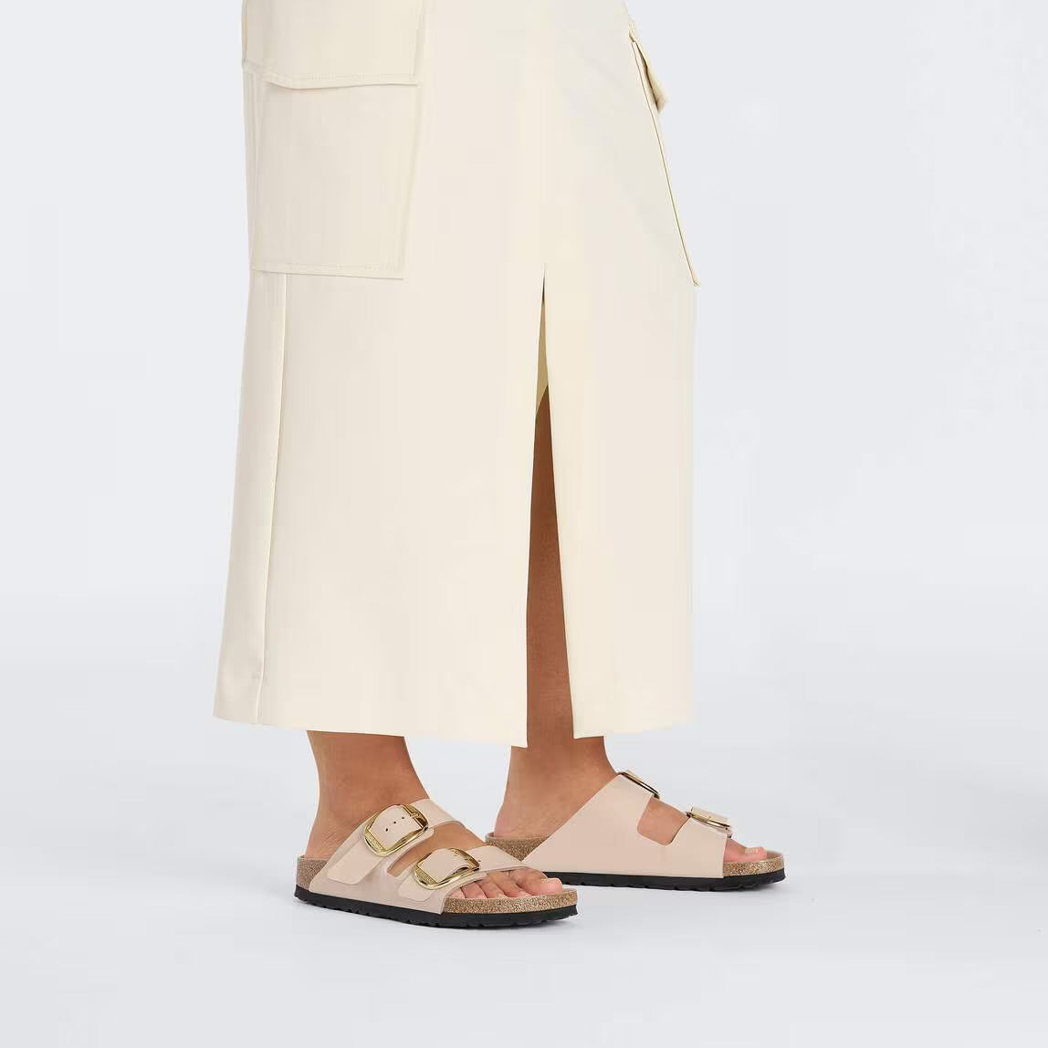 BIRKENSTOCK ARIZONA BIG BUCKLE NEW BEIGE