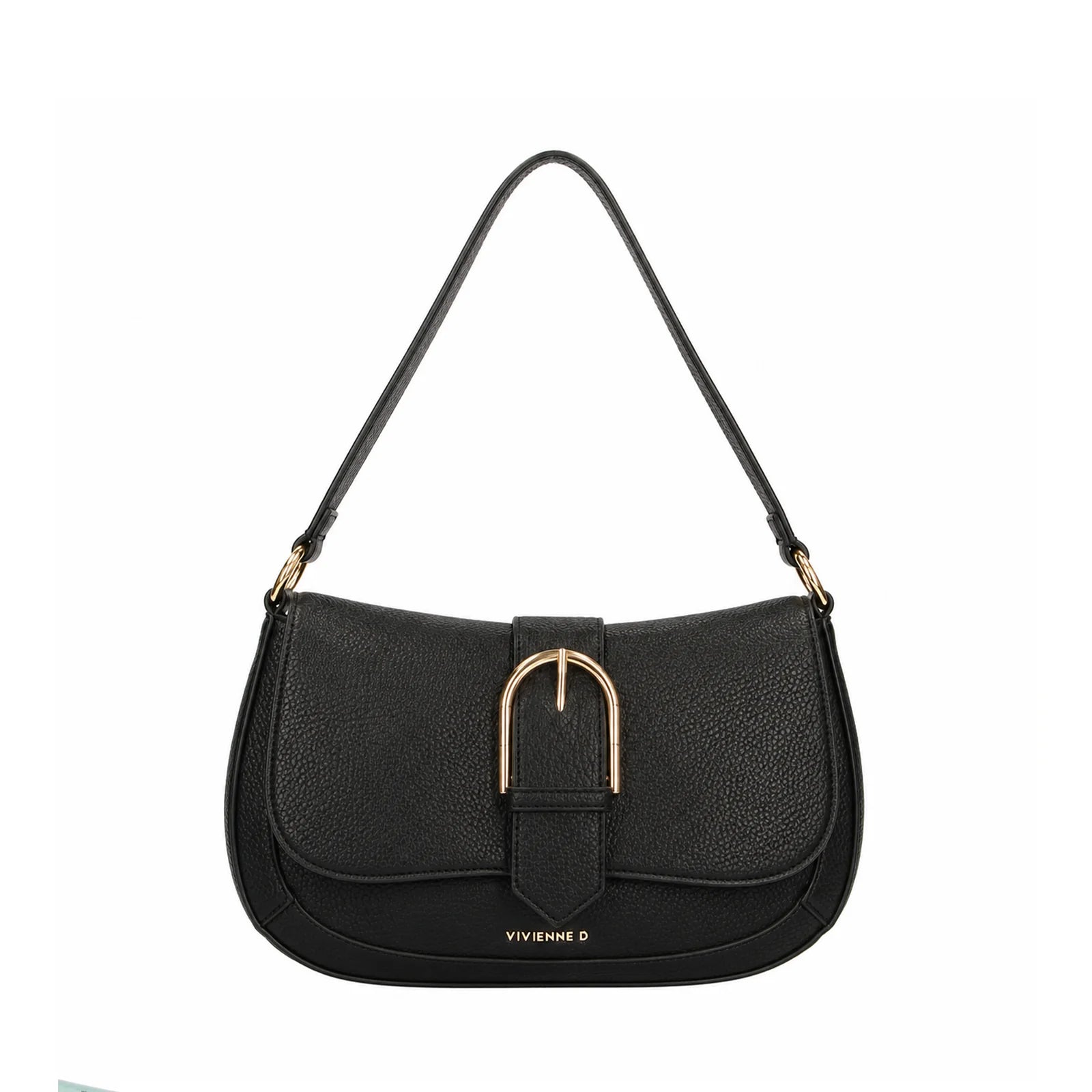 VIVIENNE D BORSA A SPALLA LISA MOONLIGHT NERO