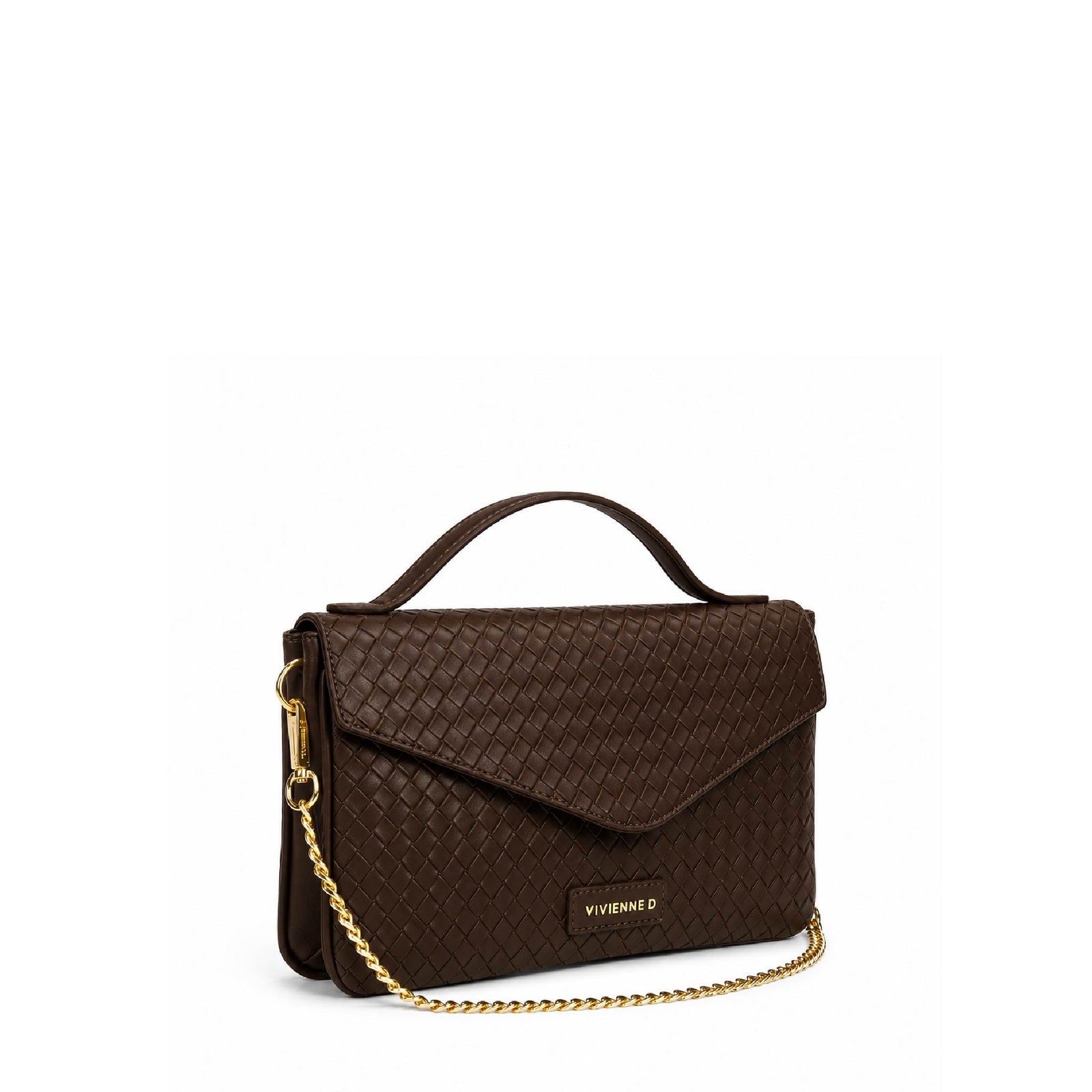 VIVIENNE D MINI BAG HOPE TWIST MARRONE