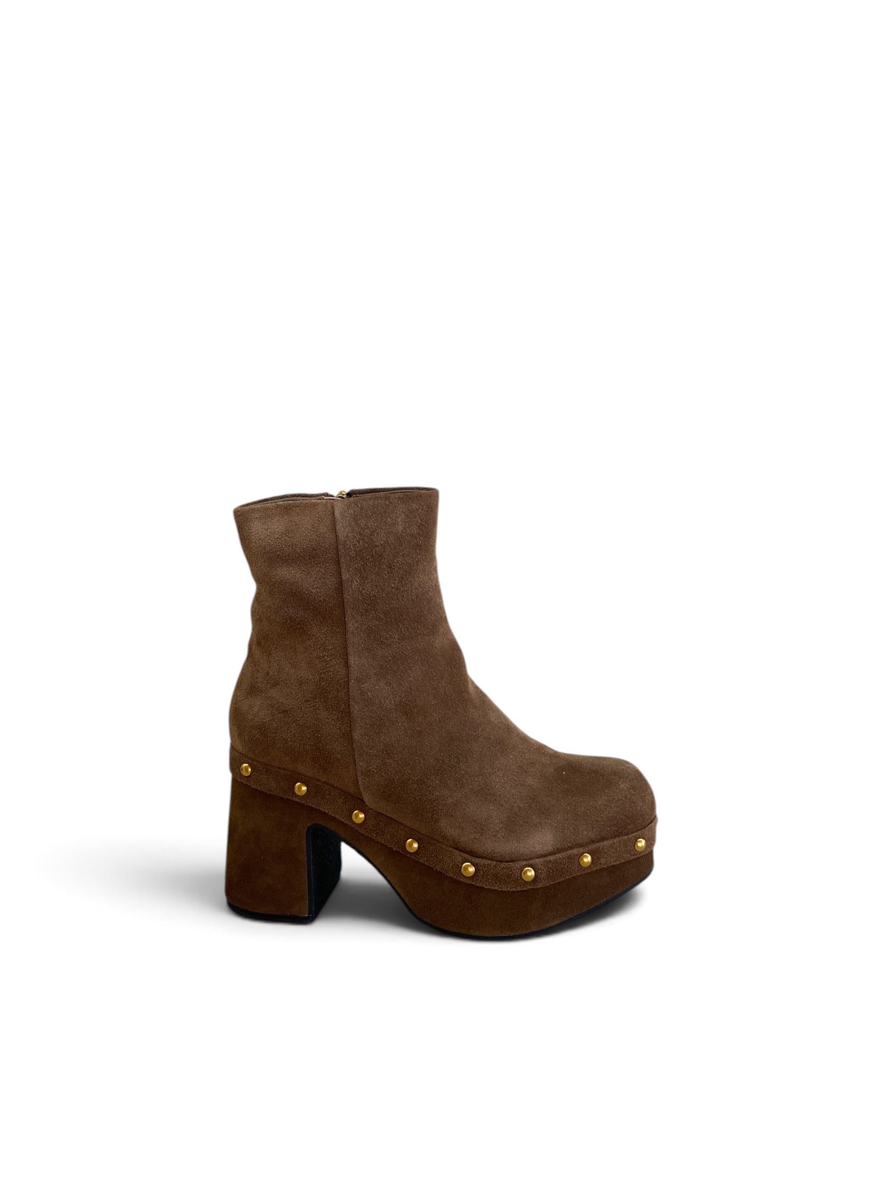 MISS OLIVIA STIVALETTO SUEDE BORCHIE