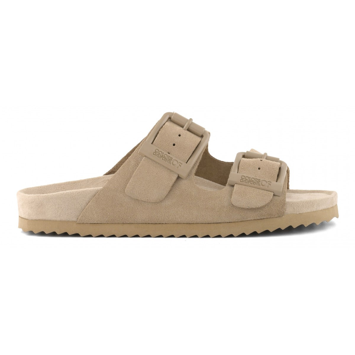 COLORS OF CALIFORNIA CIABATTA SUEDE MUD