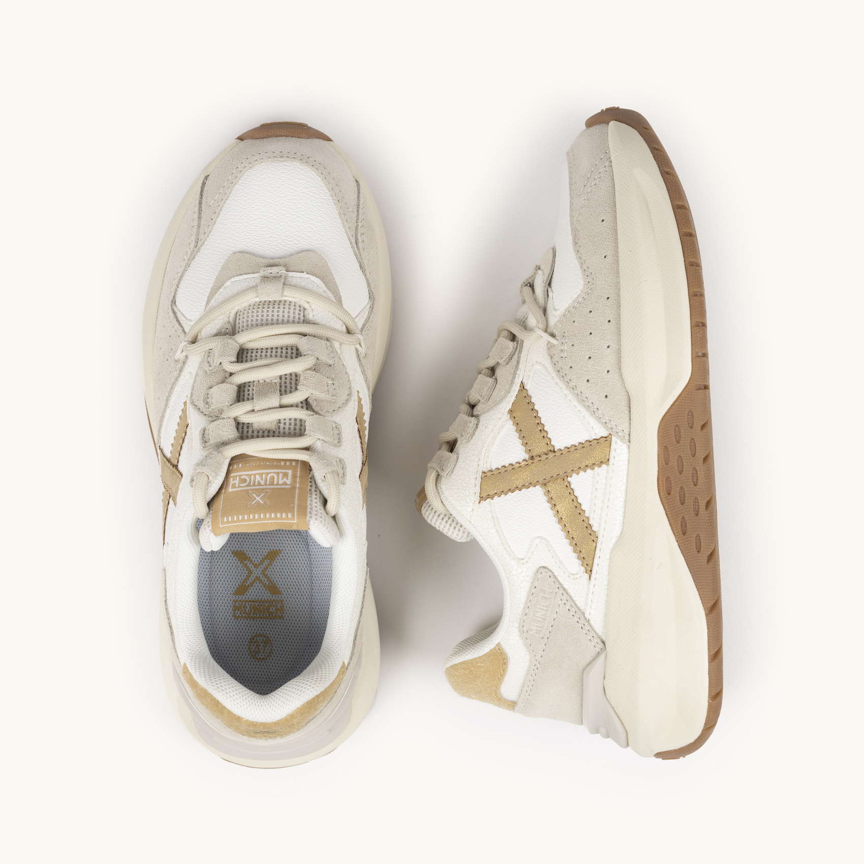 MUNICH SNEAKERS NEXA WMN 23 PASTEL AND SAND STONES
