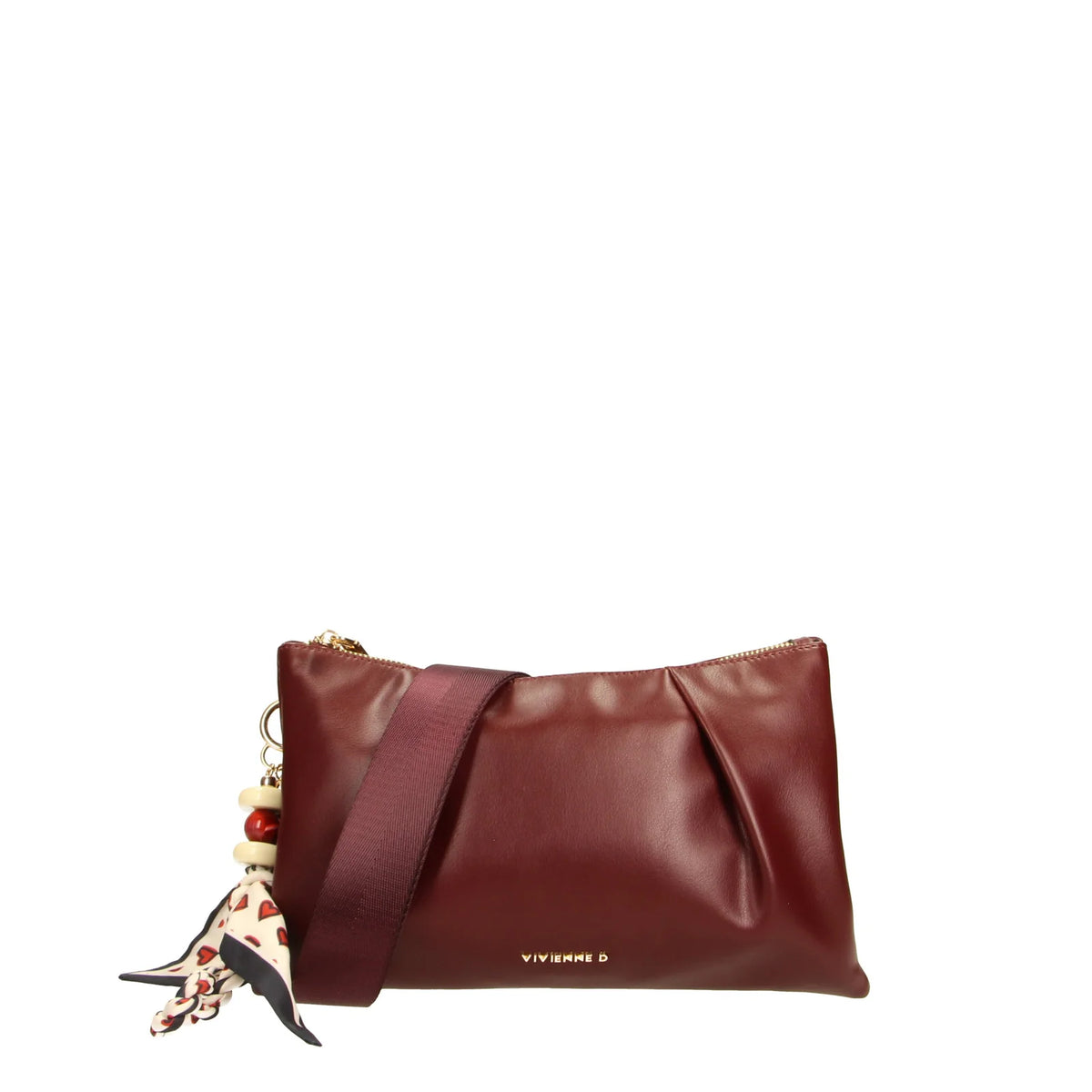 VIVIENNE D BORSA KRIS BLOOM BORDEAUX