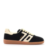 Back 70 Sneaker donna in suede nero