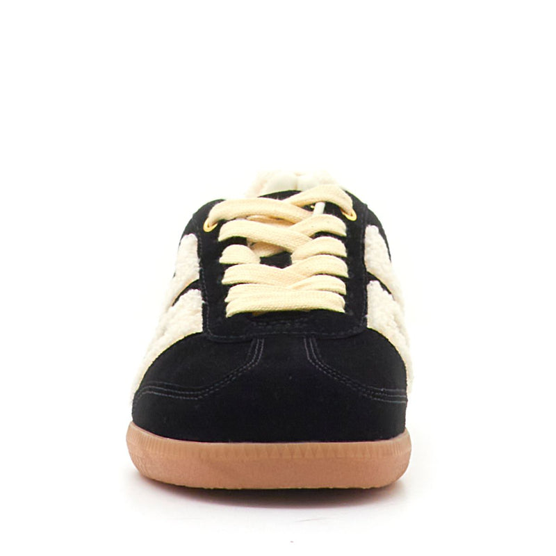 Back 70 Sneaker donna in suede nero