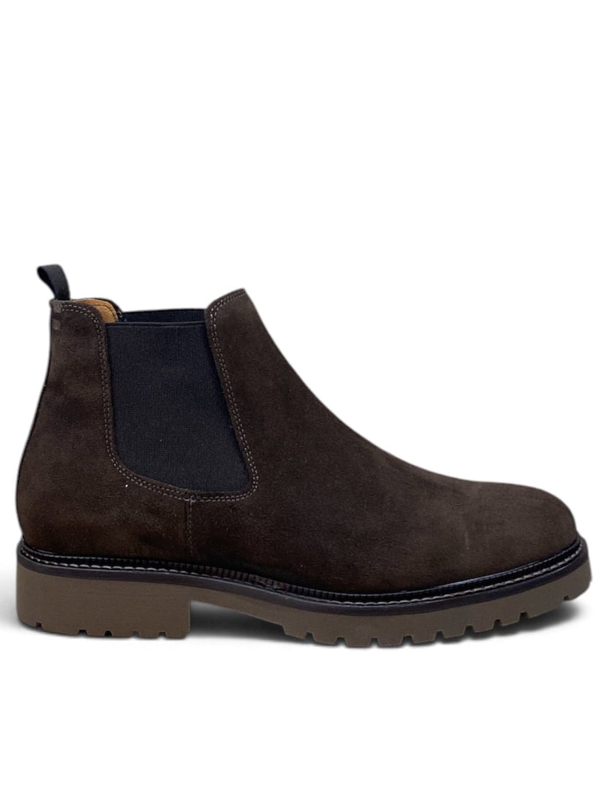 EXTON STIVALETTO BEATLES IN CAMOSCIO TERRA