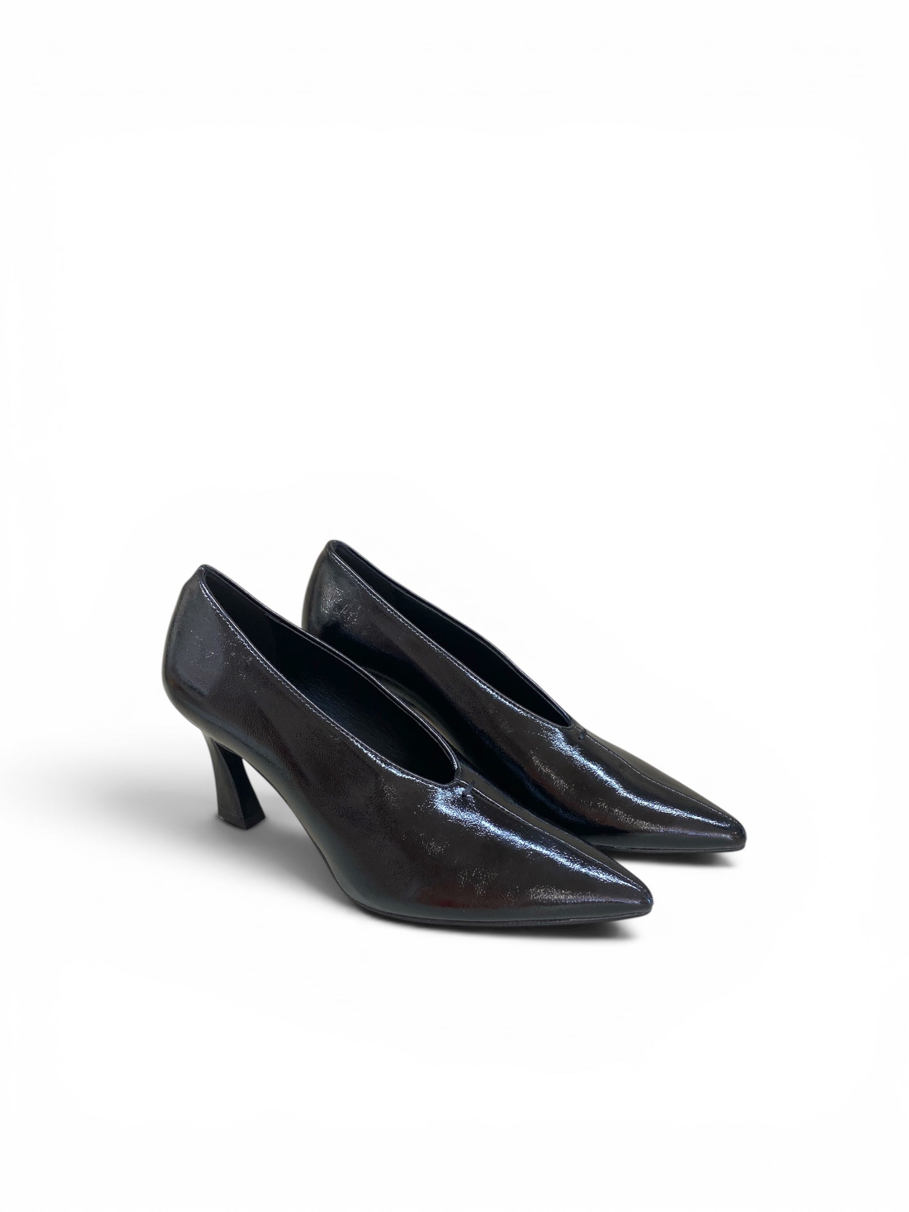 BOTTEGA LOTTI DÉCOLLETÉ ACCOLLATA NERO