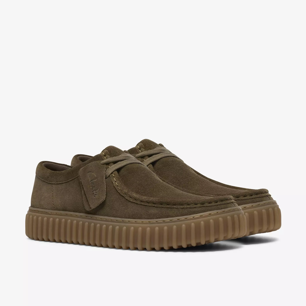CLARKS THORILL LACE HI POLACCHINE KHAKI