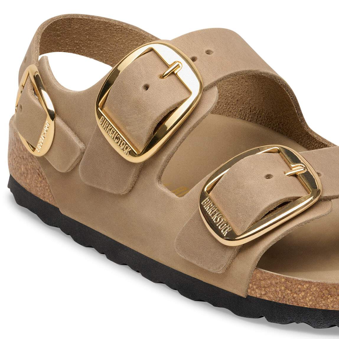 BIRKENSTOCK MILANO BIG BUCKLE TABACCO BROWN