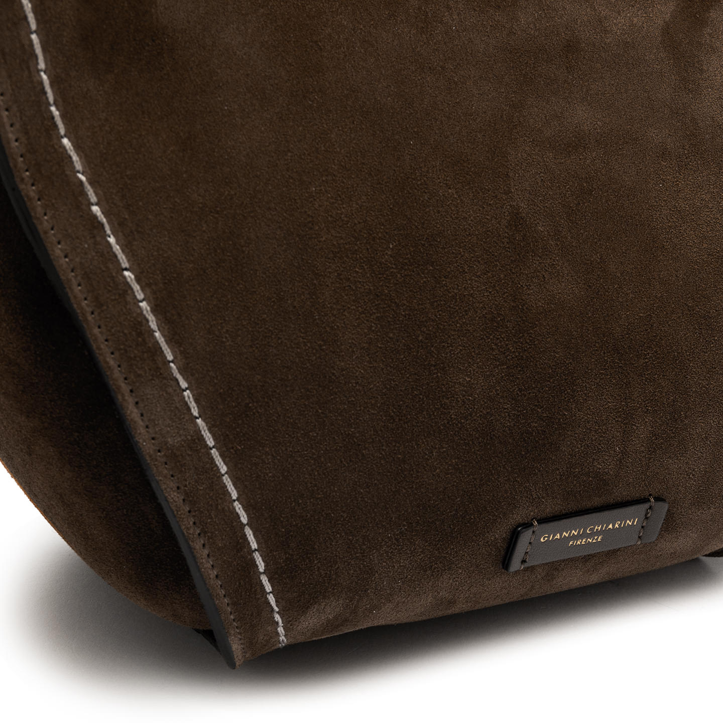 Gianni Chiarini Borsa a spalla scamosciata bloom moka