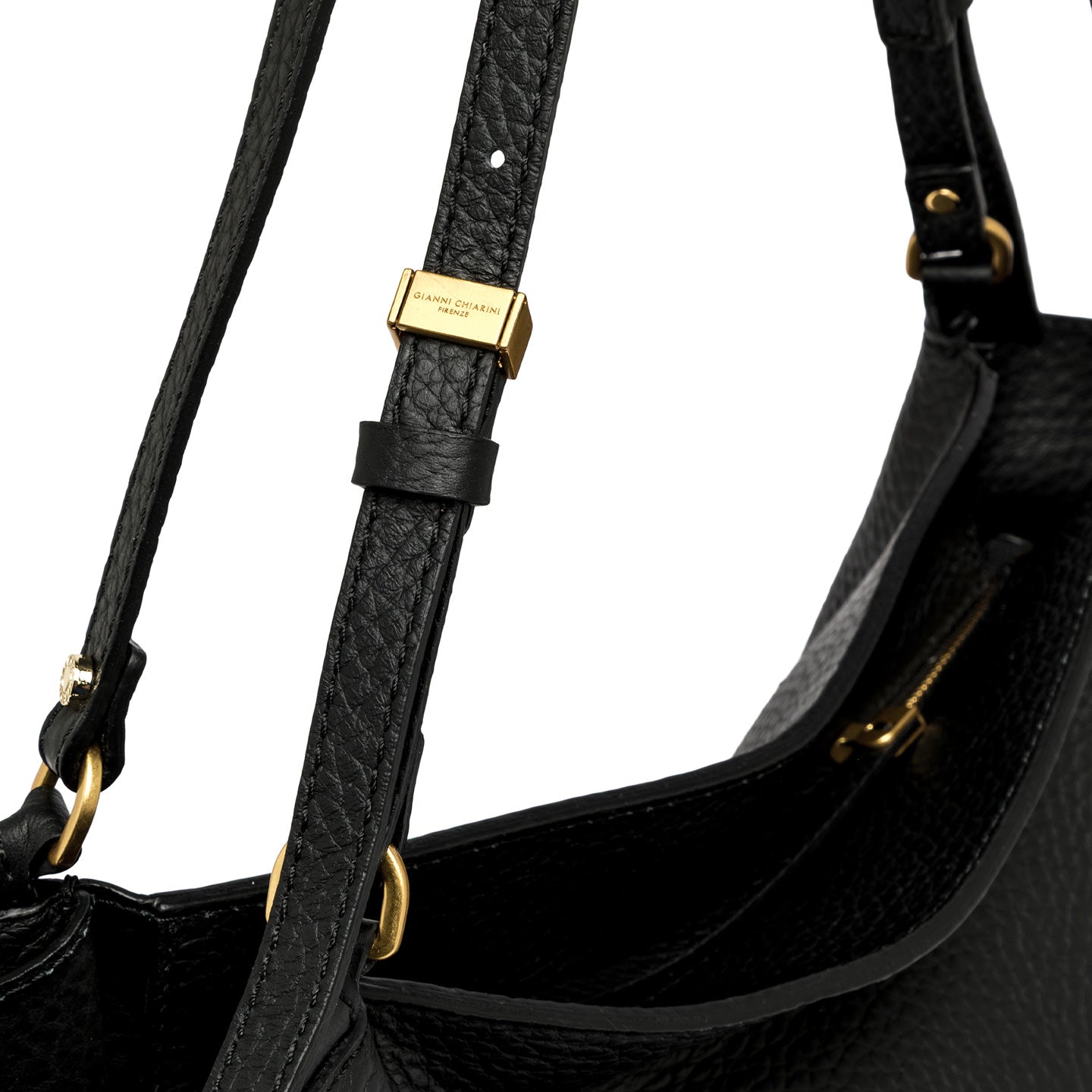Gianni Chiarini Borsa a spalla bloom nero