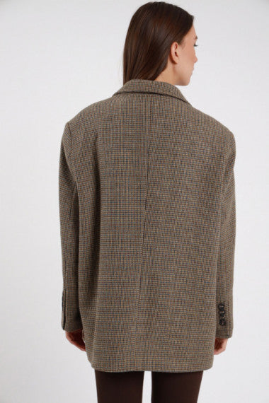 SUSY MIX BLAZER TWEED MORO