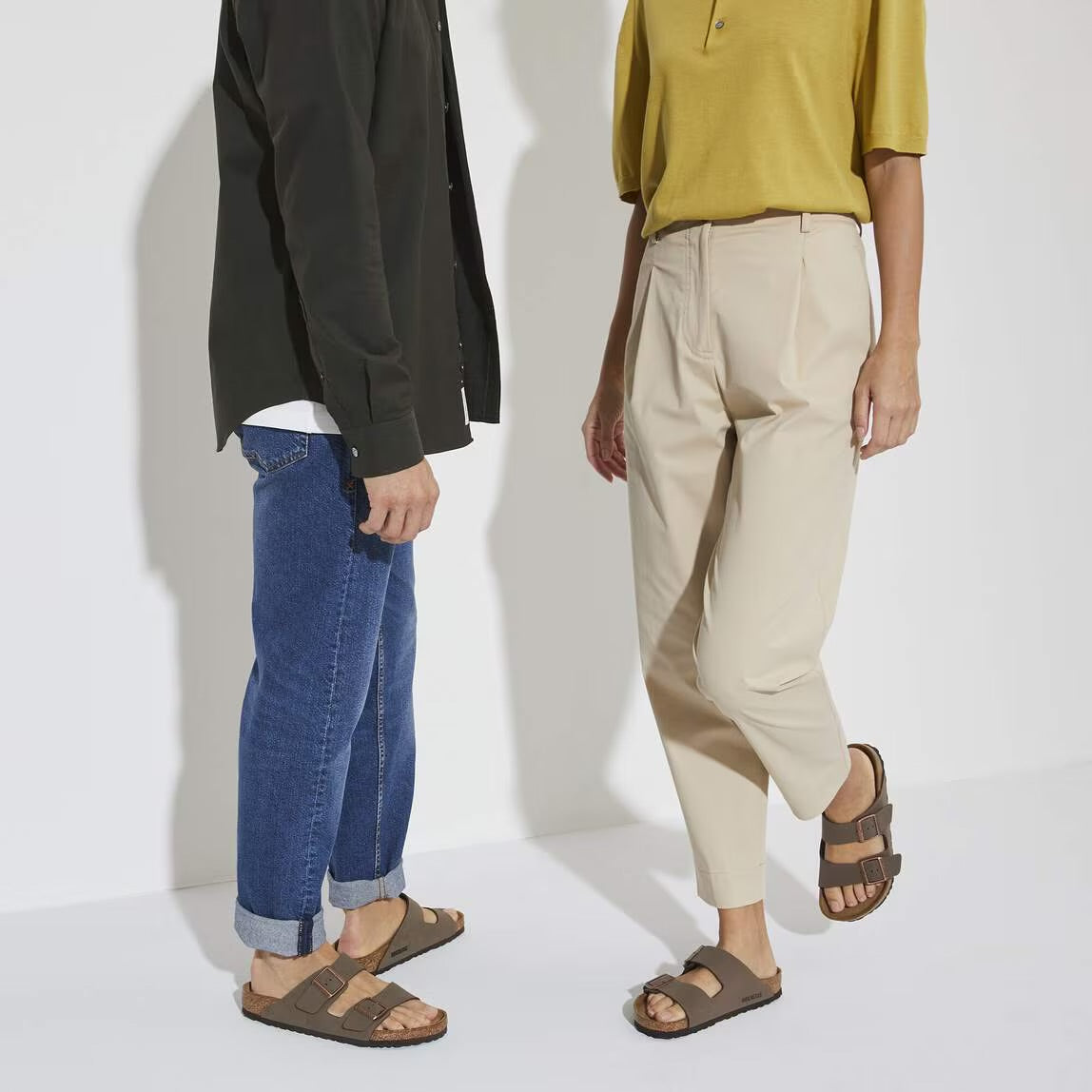 BIRKENSTOCK ARIZONA NUBUCK MOCHA DONNA
