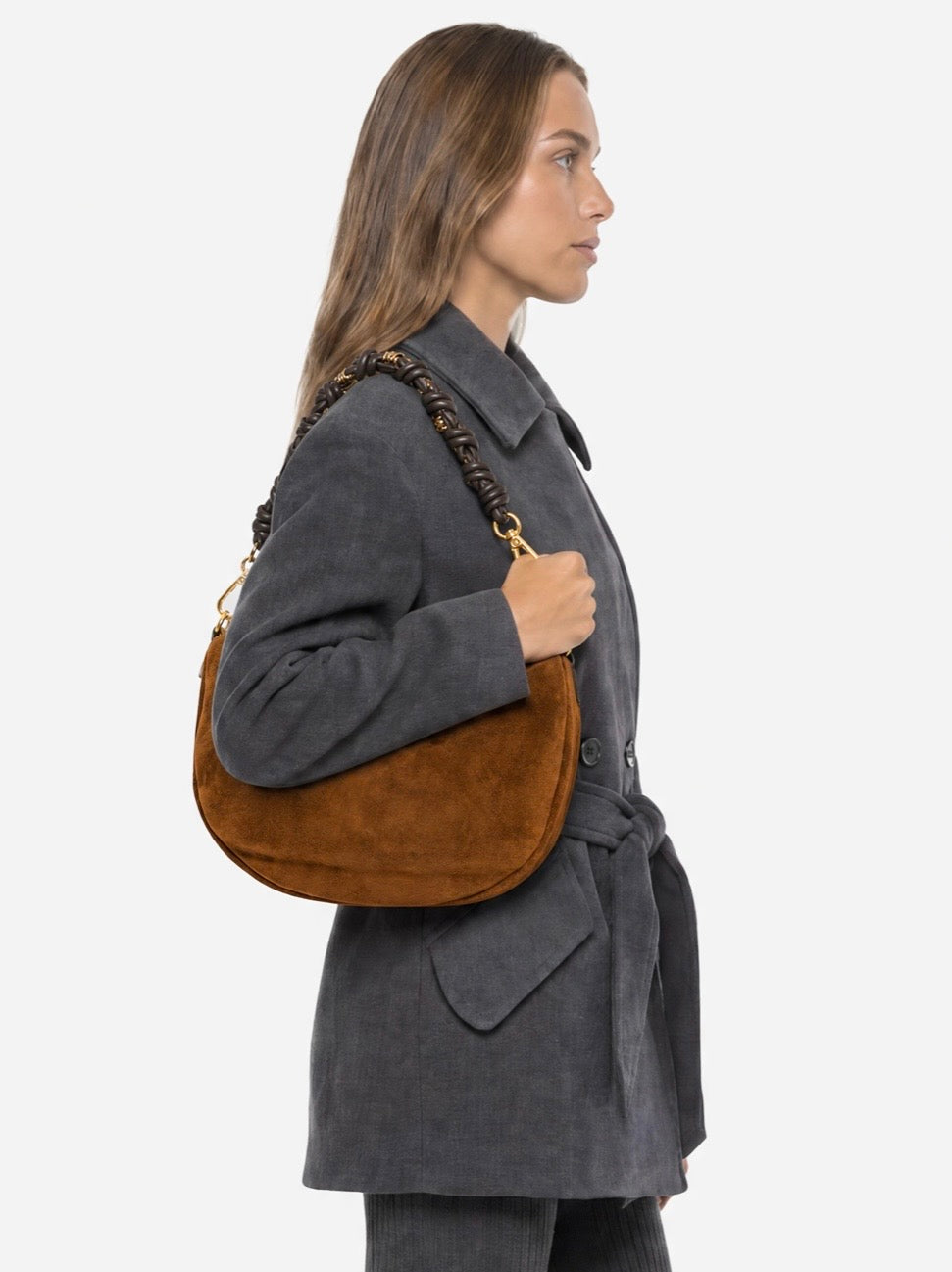 GIANNI CHIARINI BORSA CLEO COGNAC